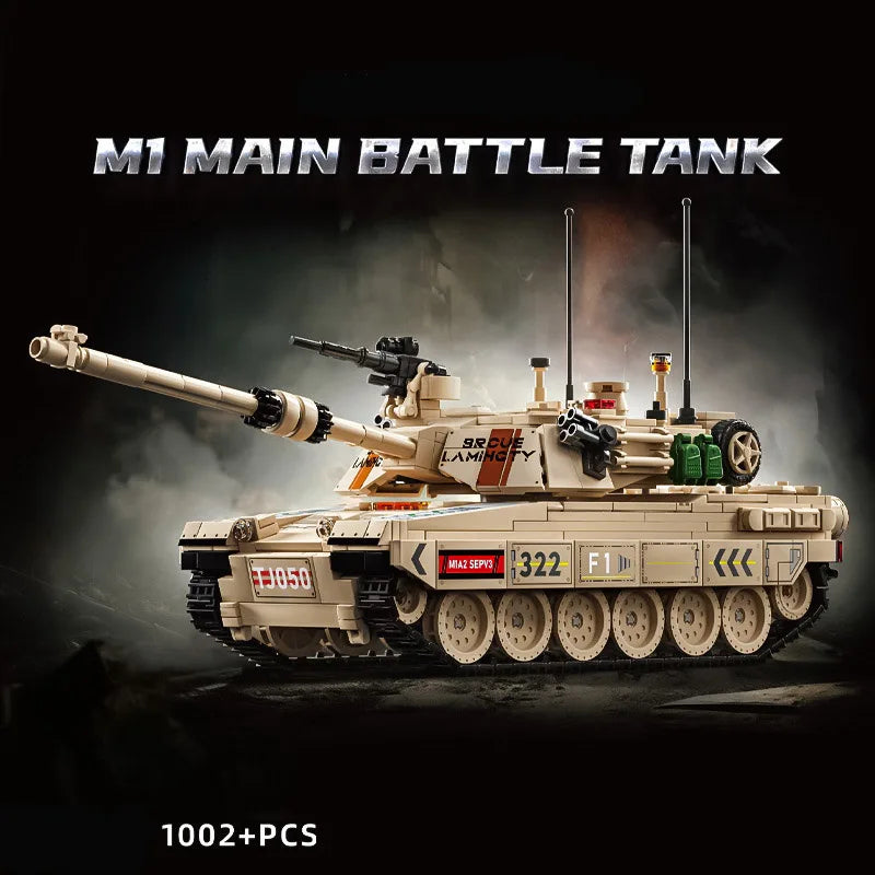 1002 Pcs M1 Abrams